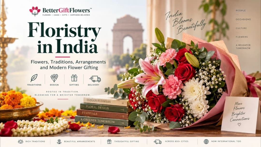Floristry in India: Flowers, Traditions, Arrangements and Modern Flower Gifting
