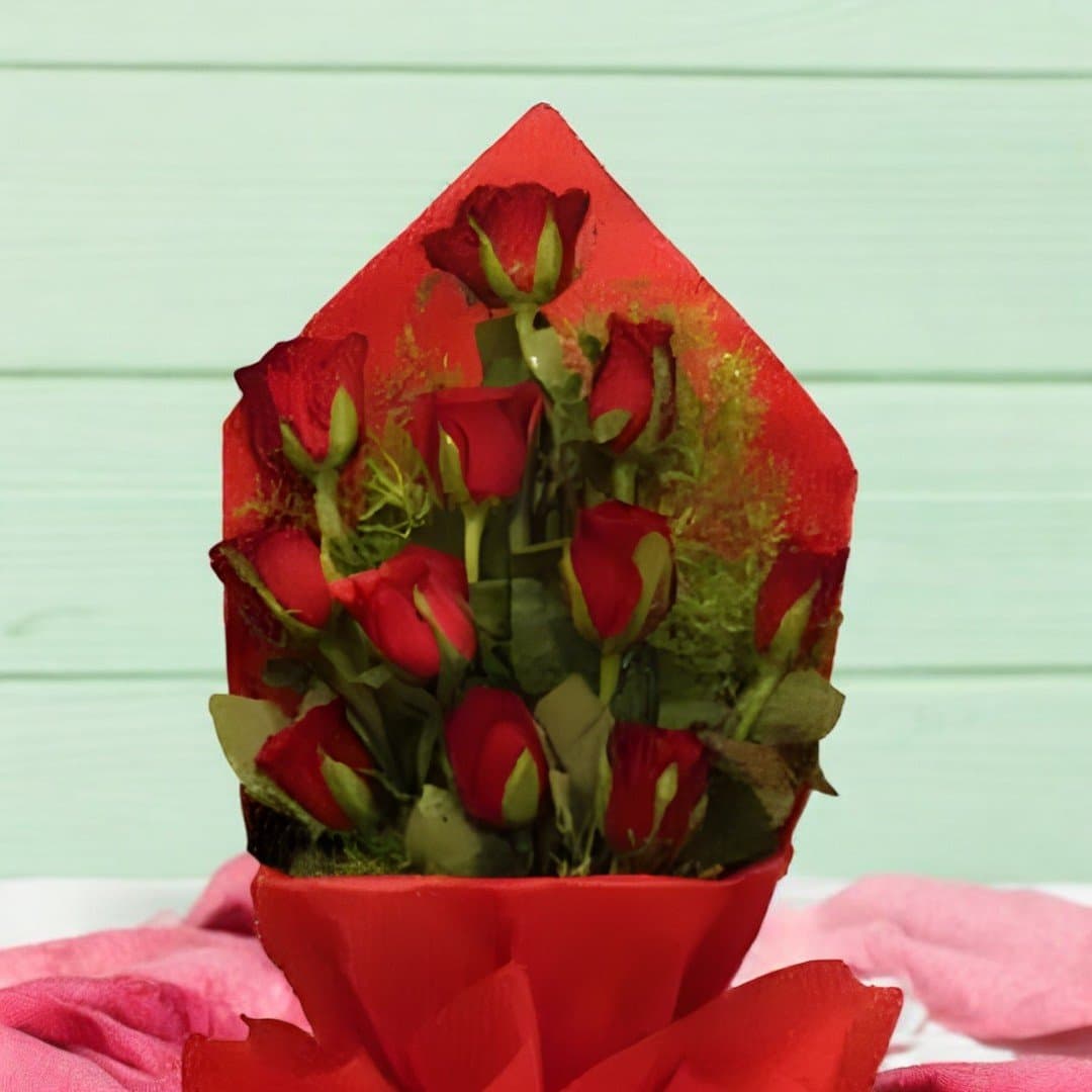 Close-up of a bouquet of red roses by Better Gift Flowers