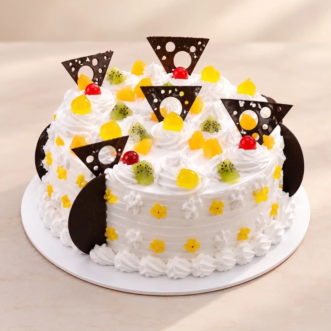 Mixed Fruit Cream Cake