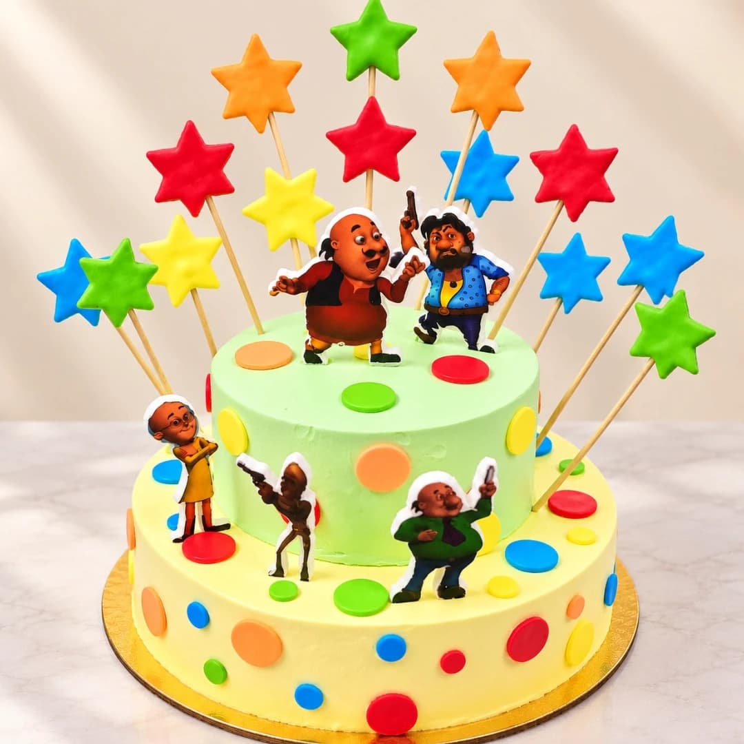Motu Patlu Birthday Cake