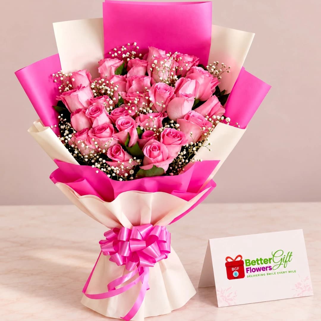 Pink Rose Elegance Bouquet