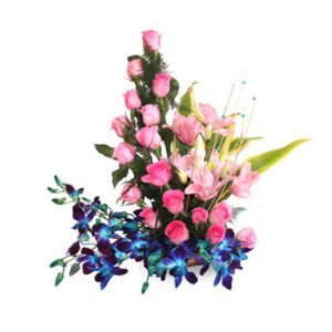 order arrangement of roses and orchids online