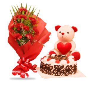 order carnations and cake online