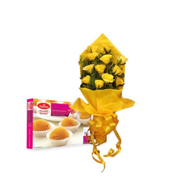 flowers and moti choor online delivery