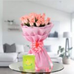 pink roses bouquet online delivery