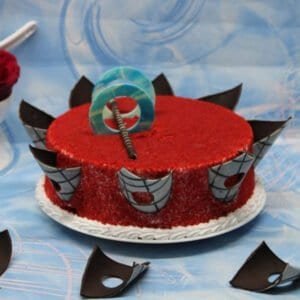 red velvet round cake