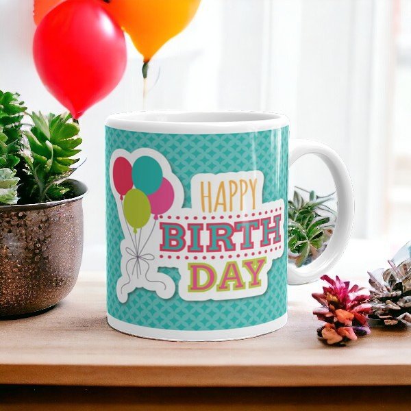 Customized Happy Birthday Balloon Mug online