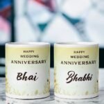 happy anniversary bhai bhabhi mugs
