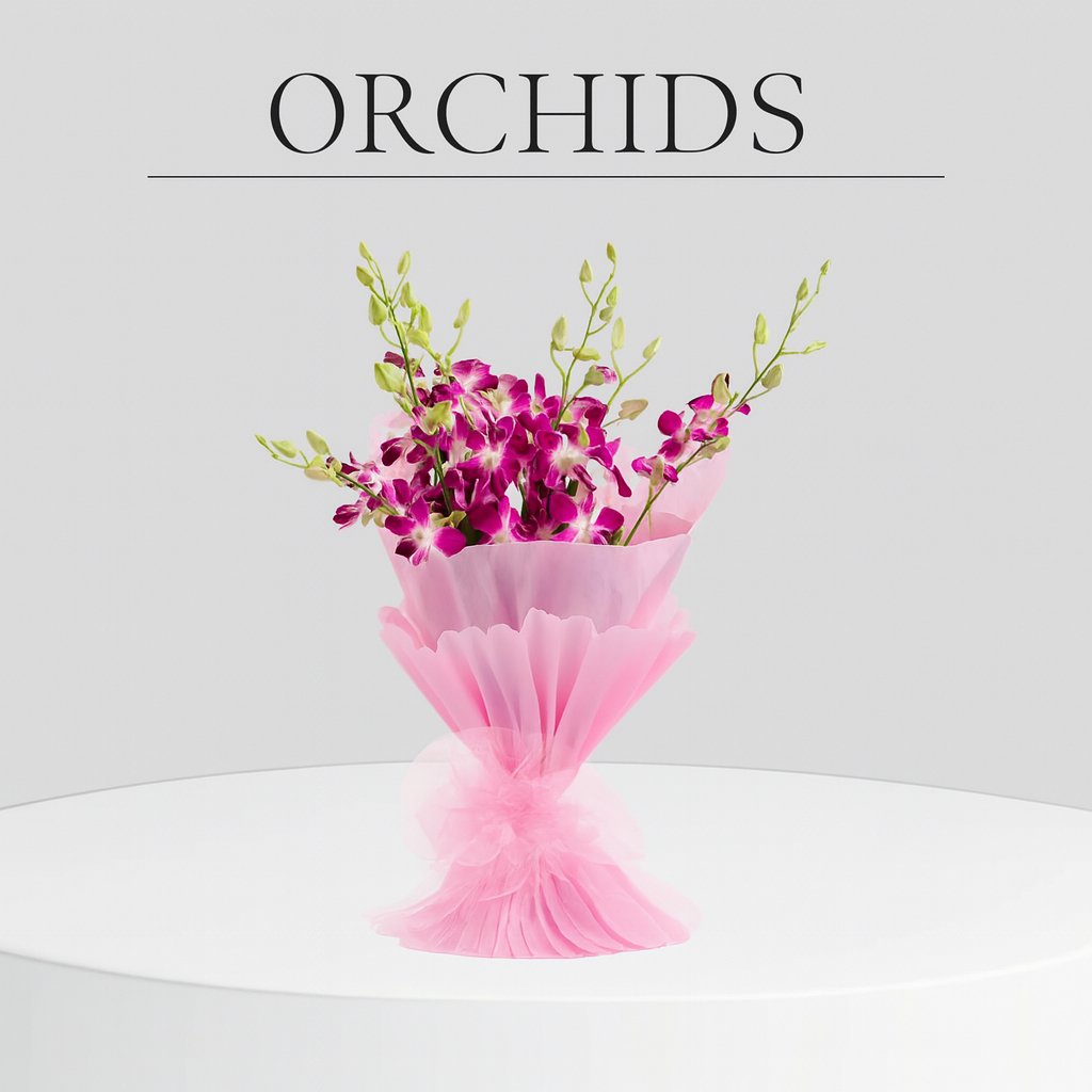 Send orchid bouquet in Bangalore online with BetterGiftFlowers