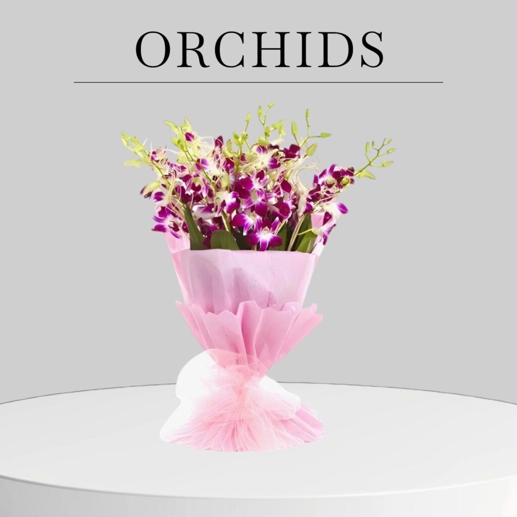 Orchids bouquets collection for delivery in Pune by BetterGiftFlowers