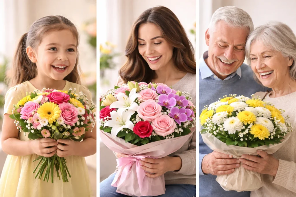 Flowers as a universal birthday gift for all ages